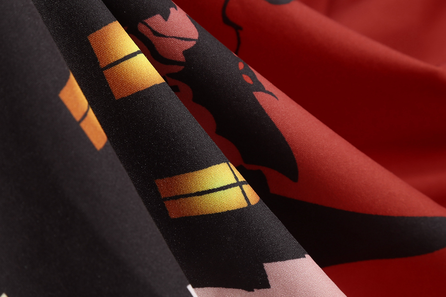 Womens Retro Lace round Neck Short-Sleeved Printed Maxi Dress for Cosplay Party